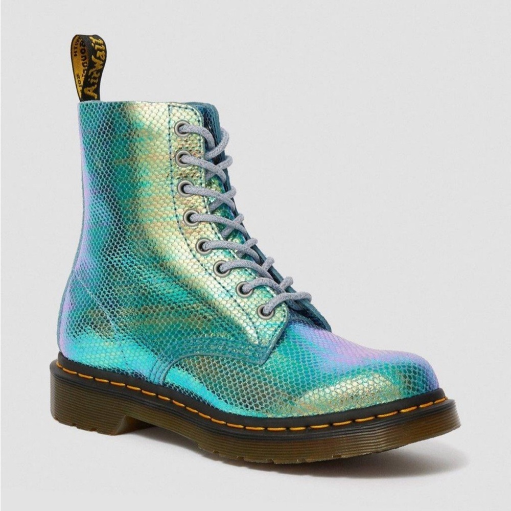 Dr. Martens Women's 1460 Iridescent Pascal Combat Boots